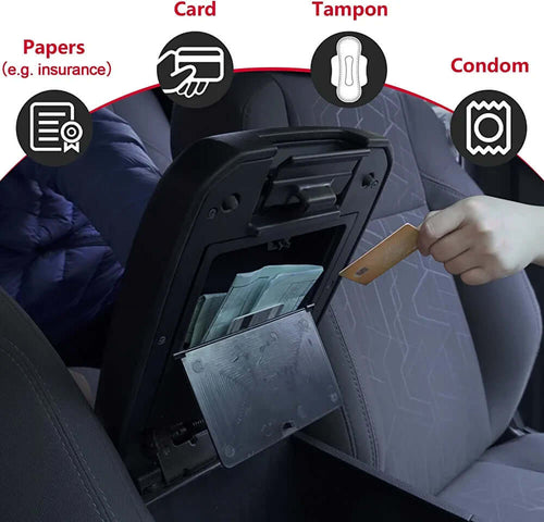 Yotatv™ hidden armrest storage box for toyota tacoma 2016-2023