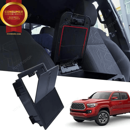 Yotatv™ hidden armrest storage box for toyota tacoma 2016-2023