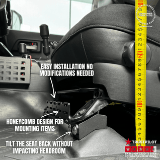 Front Seat Lifters Multi Mount Panel with brackets for Toyota Tacoma, 4runner, FJ CRUISER & Lexus GX