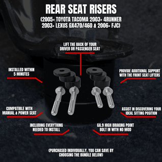 1.25 Inches front seat lifters for toyota tacoma 4runner Fjcruiser & Lexus