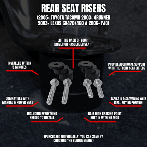 1.25 Inches front seat lifters for toyota tacoma 4runner Fjcruiser & Lexus