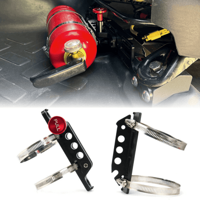 Aluminum Quick drop fire extinguisher mount (Universal fit)