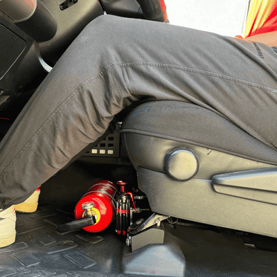 Aluminum Quick drop fire extinguisher mount (Universal fit)